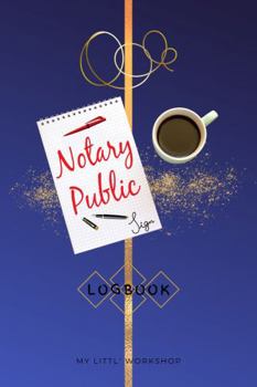 Paperback Notary Public Log Book