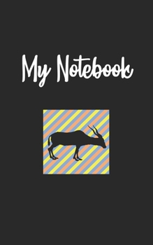 My Notebook: Antilope  Retro And Vintage Style 100 Pages And Lined