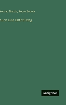 Hardcover Auch eine Enthüllung [German] Book