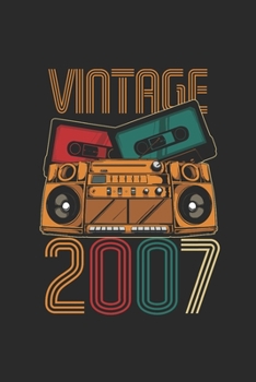 Vintage 2007: Dotted Bullet Notebook – Birthday Gift or Anniversary Gift Idea