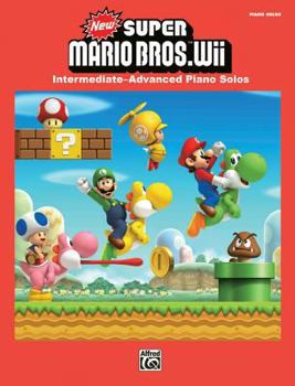 Paperback New Super Mario Bros. Wii: Intermediate / Advanced Piano Solos Book