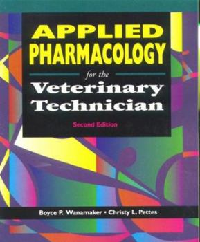 Paperback Applied Pharmacology for the Veterinary Technician Book