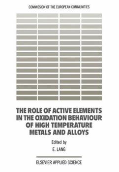 Paperback The Role of Active Elements in the Oxidation Behaviour of High Temperature Metals and Alloys Book