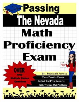 Paperback Passing the Nevada Math Proficiency Exam Book