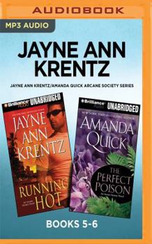MP3 CD Jayne Ann Krentz/Amanda Quick Arcane Society Series: Books 5-6: Running Hot & the Perfect Poison Book