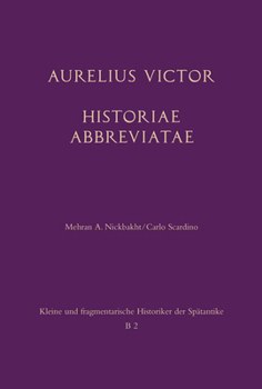 Hardcover Aurelius Victor: Historiae Abbreviatae [German] Book