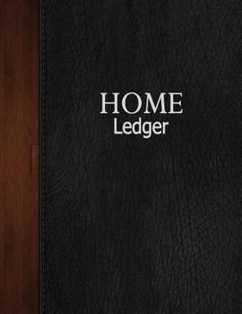 Paperback Home Ledger: 2 Columns Book