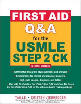 Paperback First Aid Q&A for the USMLE Step 2 Ck, Second Edition Book