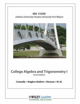 Paperback College Algebra and Trigonometry 1 Book
