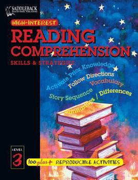 Paperback Reading Comprehension Skills and Strategies Level 3 Book