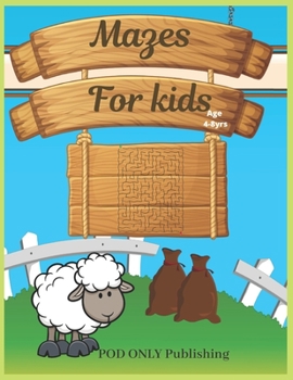 Paperback Mazes For Kids: Vol. 5 Beautiful Funny Maze Book Is A Great Idea For Family Mom Dad Teen & Kids To Sharp Their Brain And Gift For Birt Book