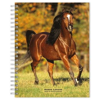 Spiral-bound Horse Lovers 2024 Engagement Book