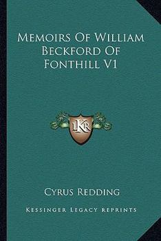 Paperback Memoirs Of William Beckford Of Fonthill V1 Book