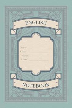 Paperback English Notebook: For Class, Lecture Or Revision Notes Book