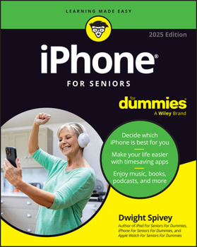 Paperback iPhone for Seniors for Dummies, 2025 Edition Book