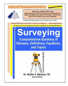 Spiral-bound Comprehensive Summary of Surveying, 2nd Edition Book