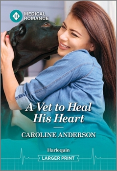 Mass Market Paperback A Vet to Heal His Heart [Large Print] Book