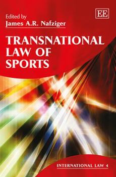 Hardcover Transnational Law of Sports (International Law series, 4) Book