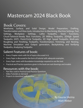 Paperback Mastercam 2024 Black Book