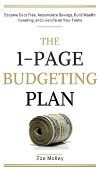Hardcover The 1-Page Budgeting Plan Book