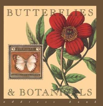 Hardcover Butterflies & Botanicals Address Book