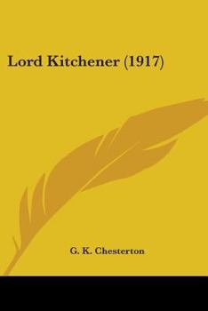 Paperback Lord Kitchener (1917) Book