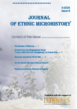 Journal of Ethnic Microhistory: Issue 8, II-2024