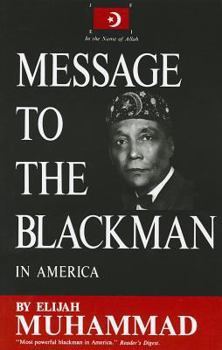 Paperback Message to the Blackman in America Book