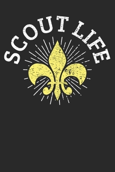 Paperback Notebook: Scout Dot Grid 6x9 120 Pages Book