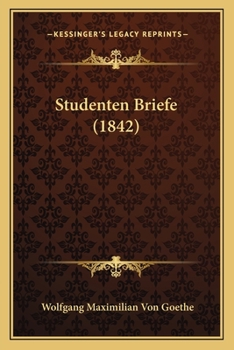 Paperback Studenten Briefe (1842) [German] Book