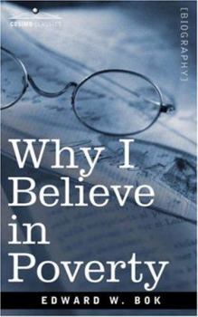 Paperback Why I Believe in Poverty Including, Two Persons Book