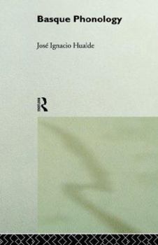 Hardcover Basque Phonology Book