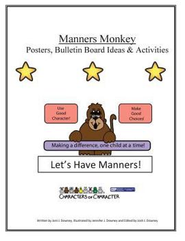 Paperback Manners Monkey Posters and Bulletin Board Ideas and Activities Book