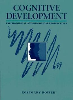 Paperback Cognitive Development: Psychological and Biological Perspectives Book
