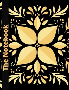 Glam Series lined Notebook Daily writing note with motivation quotes in every 12 pages and flower background.: Perfect logbook for Gift to yourself/friends/Coworkers/Seniors/Mom. Size 8.5X11 inches -1