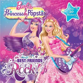 Paperback Barbie the Princess & the Popstar: Best Friends Rock! Book