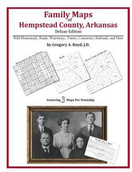Paperback Family Maps of Hempstead County, Arkansas Book
