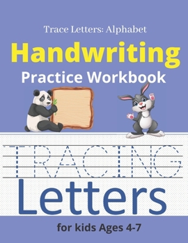 Paperback Trace Letters: Alphabet Handwriting Practice workbook for kids: Preschool writing Workbook with Sight words for Pre K, Kindergarten a Book