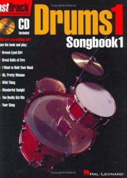 Paperback Fasttrack Drums Songbook 1 - Level 1 Book