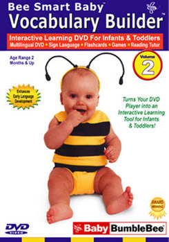 DVD Bee Smart Baby Vocabulary Builder Volume 2 Book