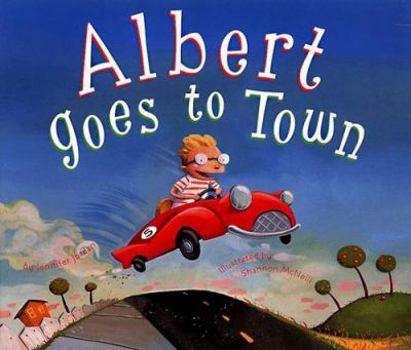 Hardcover Albert Goes to Town Book