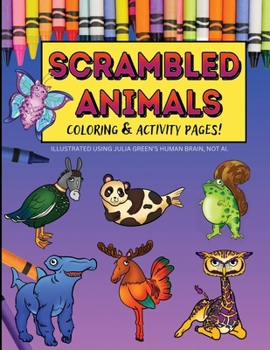 Scrambled Animals Coloring and Activity Pages