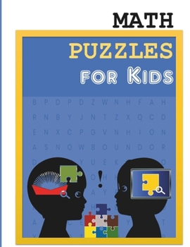 Paperback Math Puzzles for Kids Book