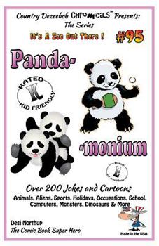 Paperback Panda - monium - Over 200 Jokes and Cartoons - Animals, Aliens, Sports, Holidays, Occupations, School, Computers, Monsters, Dinosaurs & More - in BLAC Book