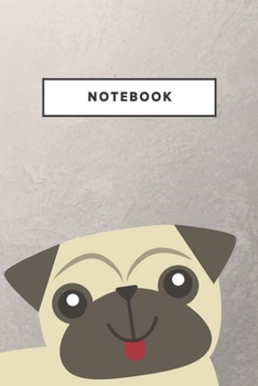 Paperback Notebook: Cute Dog Puppy Notebooks And Journal Puppy Soft Cover Lined Animal Pet Composition Book Planner Diary Book