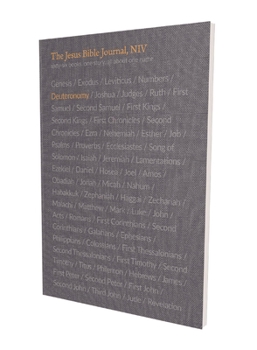 Paperback The Jesus Bible Journal, Deuteronomy, Niv, Paperback, Comfort Print Book