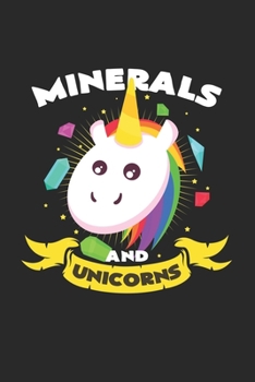 Paperback Minerals and unicorns: 6x9 Minerals - grid - squared paper - notebook - notes Book