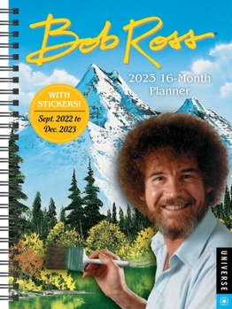 Calendar Bob Ross 2023 16-Month Planner Book