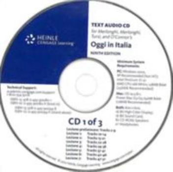 CD-ROM Audio CD-ROM for Merlonghi/Merlonghi/Tursi/O Connor'soggi in Italia Book