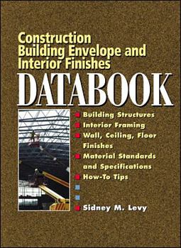 Hardcover Building Envelope and Interior Finishes Databook Book